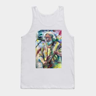 JERRY GARCIA - watercolor portrait Tank Top